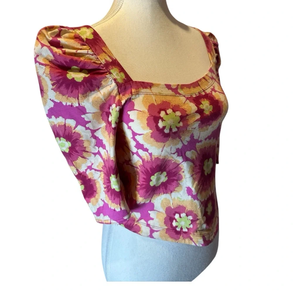 Free People Fitted Asymmetrical Blouse NWT